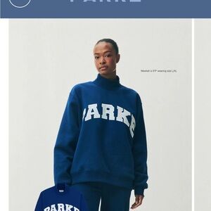 Parke Holiday varsity turtleneck sweatshirt